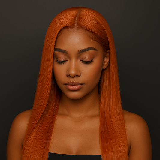 🧡 Perruque Lace Front HD 13x4 – Cheveux Humains Glueless
